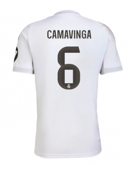 Billige Fotballdrakt Real Madrid Eduardo Camavinga #6 Replika Hjemmedrakt 2025-26 Kortermet